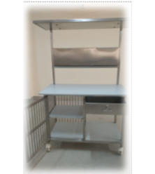 SEPA INSPECTION TABLE 48 X 24 X 36 + 36 CMS STAINLESS STEEL