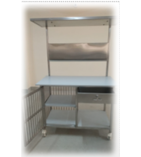 SEPA INSPECTION TABLE 48 X 24 X 36 + 36 CMS STAINLESS STEEL