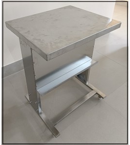 SEPA SS EMBOSSING MACHINE STAND (24X18X30+6) ADJUSTABLE SEPA SS EMBOSSING MACHINE STAND (24X18X30+6) ADJUSTABLE