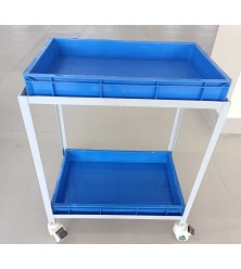 SEPA CRATE TROLLEY 24 X 16 X 30 CMS MILD STEEL
