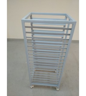 SEPA DRYING TROLLEY 24 X 18 X 65 CMS MILD STEEL