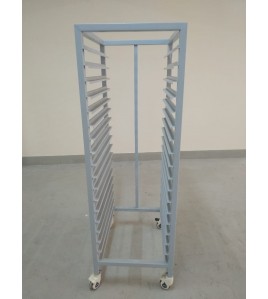 SEPA DRYING TROLLEY 24 X 18 X 65 CMS MILD STEEL