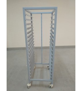 SEPA DRYING TROLLEY 24 X 18 X 65 CMS MILD STEEL