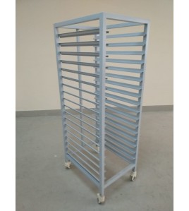 SEPA DRYING TROLLEY 24 X 18 X 65 CMS MILD STEEL
