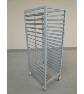 SEPA DRYING TROLLEY 24 X 18 X 65 CMS MILD STEEL