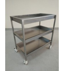 SEPA WORK TROLLEY 41X24.5X44 CMS ( 3 IN 1) STAINLESS STEEL