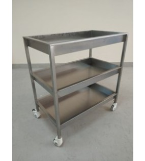 SEPA WORK TROLLEY 41X24.5X44 CMS ( 3 IN 1) STAINLESS STEEL SEPA WORK TROLLEY 41X24.5X44 CMS ( 3 IN 1) STAINLESS STEEL