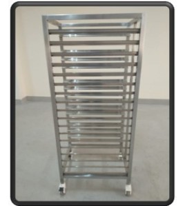 SEPA DRYING TROLLEY 24X18X64 CMS STAINLESS STEEL SEPA DRYING TROLLEY 24X18X64 CMS STAINLESS STEEL