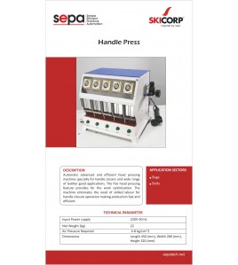 SEPA HANDLE PRESS SEPA HANDLE PRESS