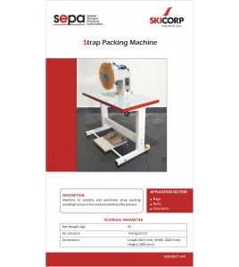 SEPA STRAP PACKING MACHINE