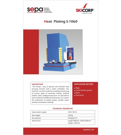 SEPA HEAT PRESS MACHINE