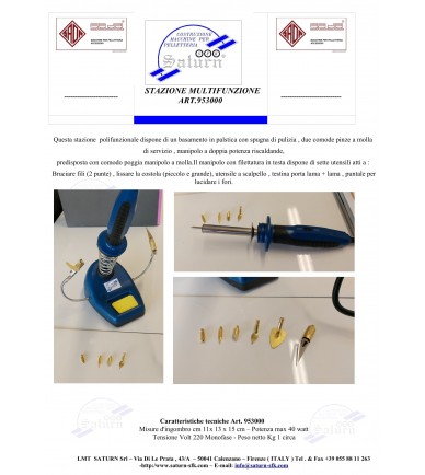 SATURN MUTIFUNCTION INSTRUMENTS FOR FINISHING