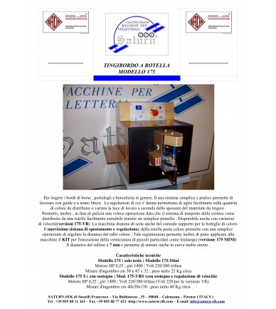 SATURN EDGE INKING MACHINE 