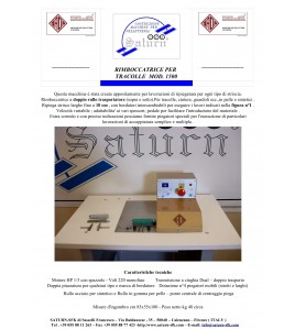 SATURN TWO FOLD HANDLE MAKING MACHINE SATURN TWO FOLD HANDLE MAKING MACHINE