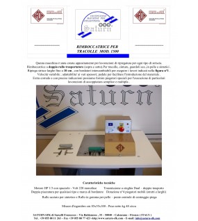 SATURN TWO FOLD HANDLE MAKING MACHINE SATURN TWO FOLD HANDLE MAKING MACHINE