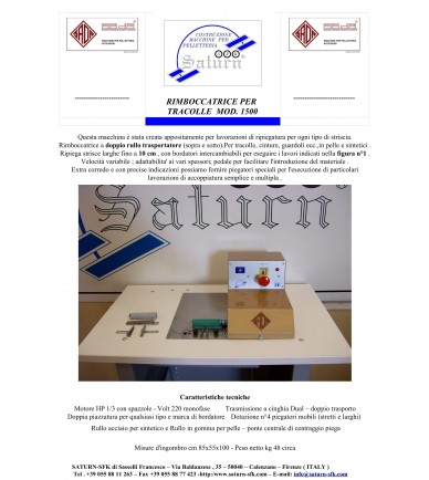 SATURN TWO FOLD HANDLE MAKING MACHINE