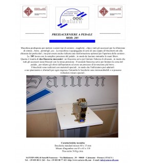 SATURN WALLET/CLUTCH METAL FRAME PRESSING MACHINE SATURN WALLET/CLUTCH METAL FRAME PRESSING MACHINE