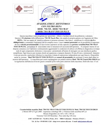 SATURN BRUSHING AND POLISHING MACHINE