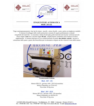 SATURN BELT EDGE INKING MACHINE