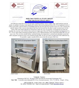 SATURN VERTICAL DRYING OVEN SATURN VERTICAL DRYING OVEN