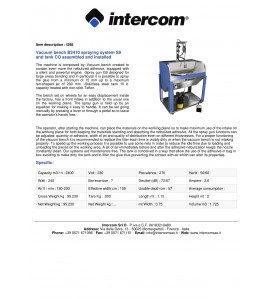 MANUAL SPRAY SYSTEMS I298 BENCH B2410+S9+TANK