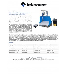MANUAL SPRAY SYSTEMS I388 BENCH B3+S8+TANK