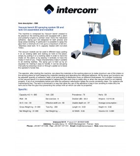 MANUAL SPRAY SYSTEMS I388 BENCH B3+S8+TANK MANUAL SPRAY SYSTEMS I388 BENCH B3+S8+TANK