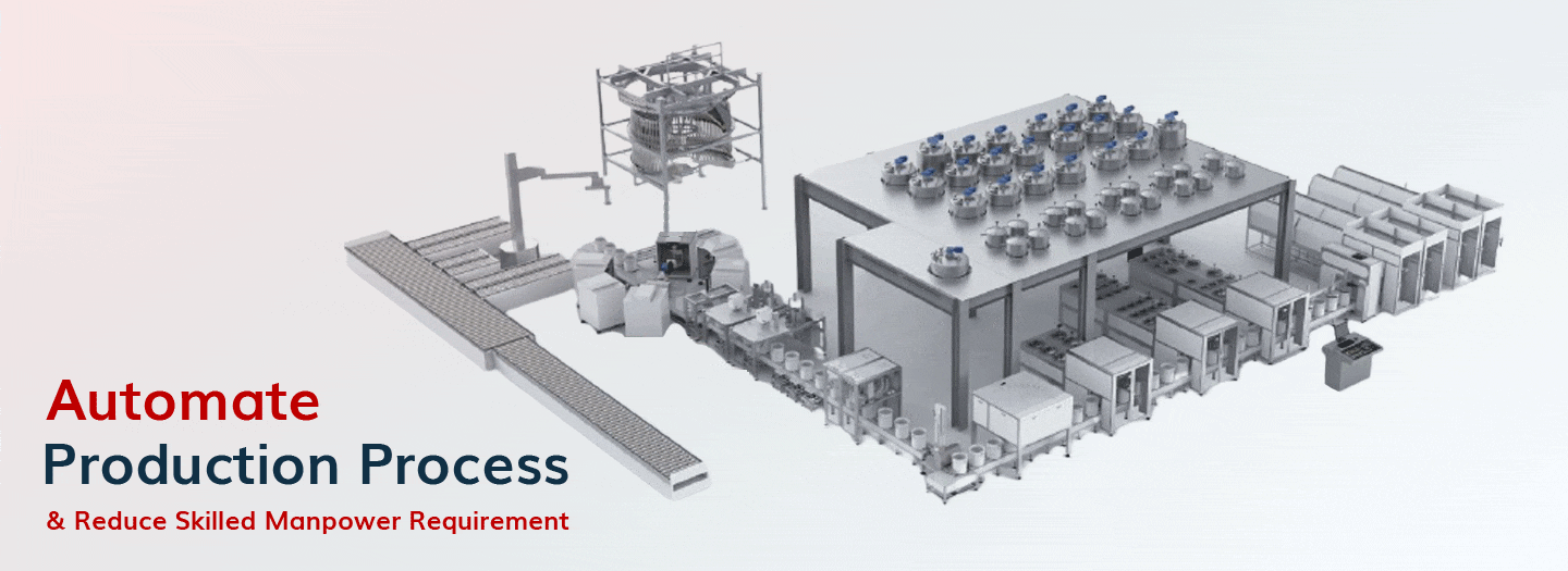 Automate Production Process & Reduce Skilled Manpower Requirement